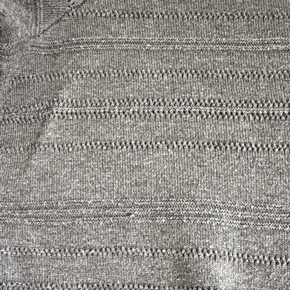 Apt. 9 Charcoal Gray Textured Knit Sweater XL Lightweight Minimalist Workwear - Picture 11 of 15